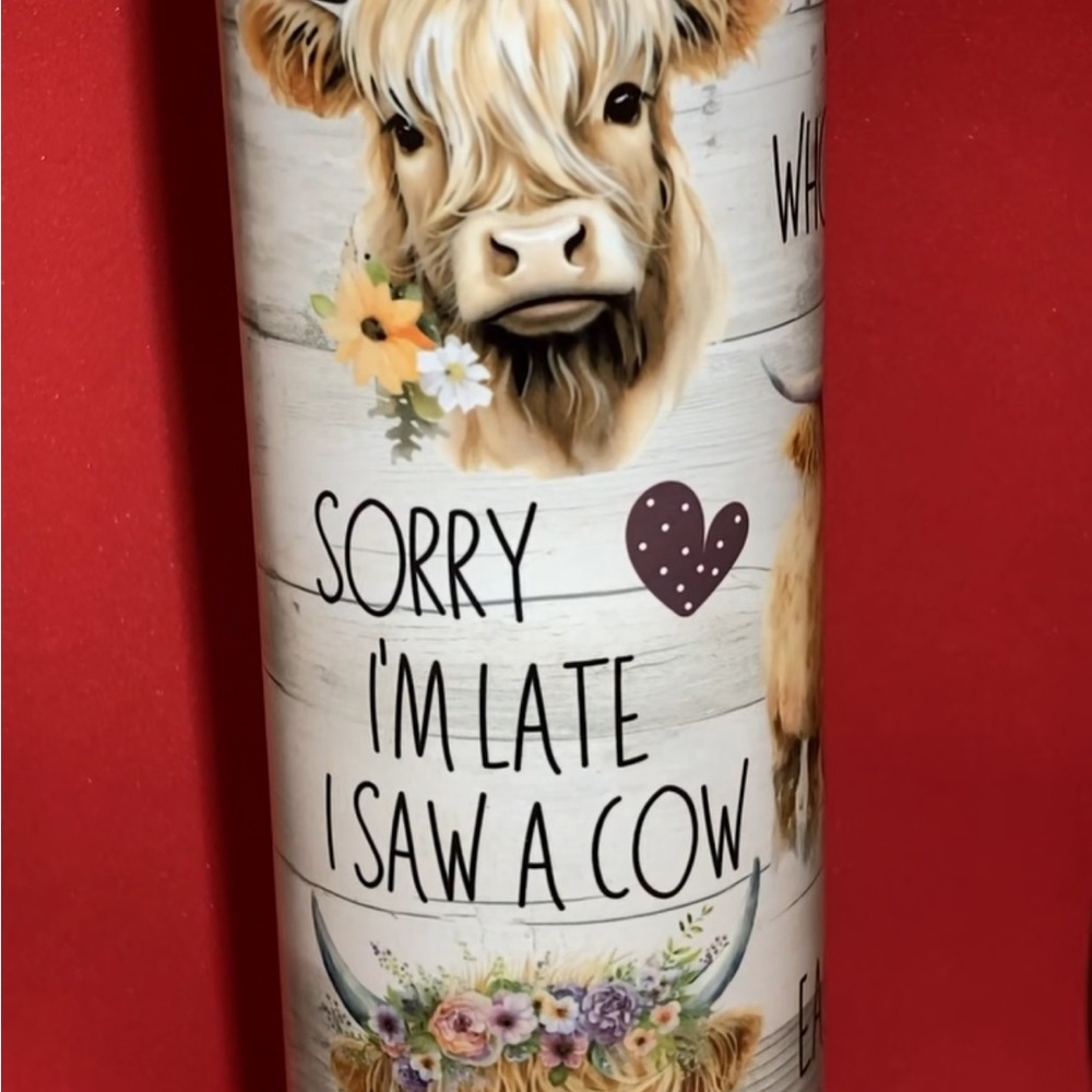 Charming Cow Tumbler